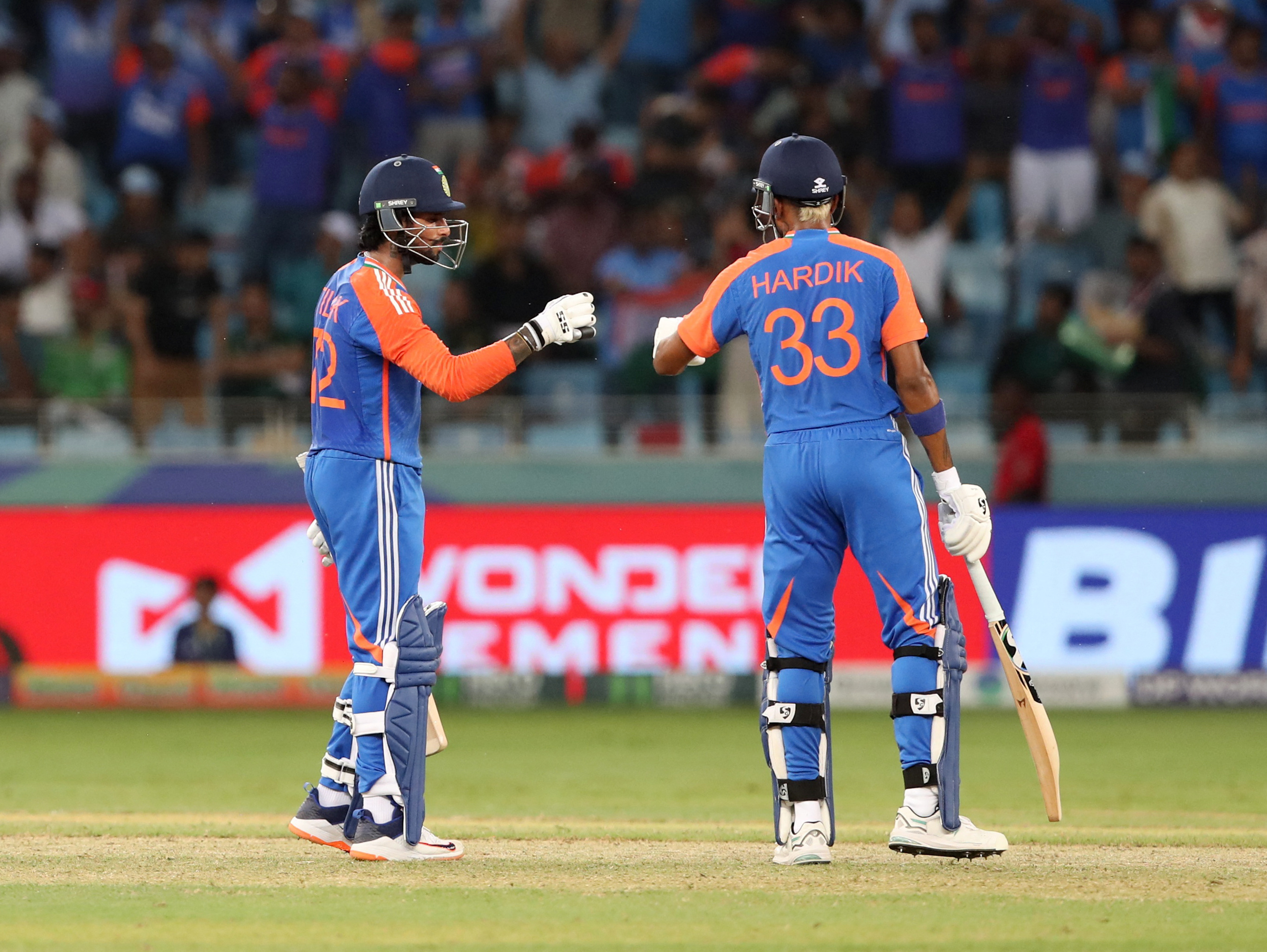 Sharma’s 74 guides India to six-wicket victory over Pakistan